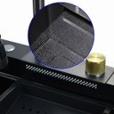 Ver imagem 4 de Kit Cuba Quadrada + Torneira Extensivel com Controle Temperatura Cascata Cesto e Tábua - Completa