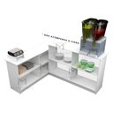 Ver imagem 2 de BALCÃO BUFFET VITRINE M132.2021.B (RESTAURANTE, COMÉRCIO) MUNDI MOVEIS