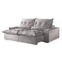 Ver imagem 2 de Sofá Retrátil e Reclinável 3 Lugares 210cm Avalon Super Pillow 