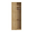Ver imagem 4 de Guarda Roupa Canto 3 Pts 3 Gavs Zeus Infinity Savana/Branco
