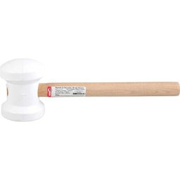 Martelo de Borracha 80mm Branco Nove54 - 3