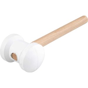 Martelo de Borracha 80mm Branco Nove54