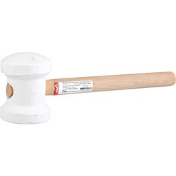 Martelo de Borracha 80mm Branco Nove54 - 2