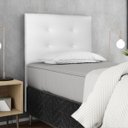 Ver imagem 2 de Cabeceira Estofada Cama Solteiro 90 cm Helena Corino Branco