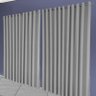 cortina para apartamento blackout Napoli 5,50 x 2,30 cinza - 1