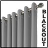 cortina para apartamento blackout Napoli 5,50 x 2,30 cinza - 4