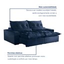 Ver imagem 5 de Sofá Retrátil e Reclinável 3 Lugares 210cm Avalon Super Pillow 