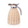 Garrafa Térmica Inox C/ Rattan Natural - 1