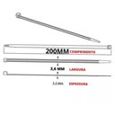 Ver imagem 4 de Presilha Enforca Gato Abraçadeira Plástica Para Prender Fixar Com 3 Tamanhos Diferentes