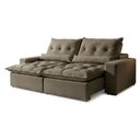 Ver imagem 2 de Sofá Retrátil e Reclinável 2 Lugares 210cm Avalon Super Pillow Veludo Marrom