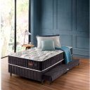 Ver imagem 2 de Auxiliar Cama Box Colchão Solteiro Especial 96x203x67cm com Molas Ensacadas Denver Black