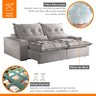 Sofá Retrátil e Reclinável 4 Lugares 230cm Avalon Super Pillow  - 5