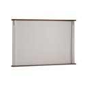 Ver imagem 1 de Painel de Tv para Sala 150cm Clássico 50505 Linz Móveis - Off White/imbuia Glazer