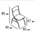 Ver imagem 4 de Conjunto Sala de Jantar Mesa 120x80cm Mvr1927 com 4 Cadeiras C504  