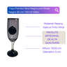 Taça Pomba Gira com Rosa Negra 20 cm Vidro 150 ml - 2