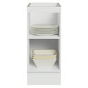 Ver imagem 5 de Balcão de Cozinha 35 cm 1 Porta (sem Tampo) Branco/Cinza Agata Madesa