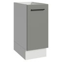 Ver imagem 1 de Balcão de Cozinha 35 cm 1 Porta (sem Tampo) Branco/Cinza Agata Madesa