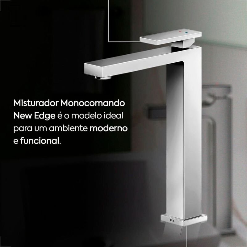 Monocomando para Banheiro Bica Alta New Edge Cod. 00925406 Sap 90009254006 - 2