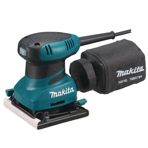 Lixadeira Orbital 200w Ideal para Madeira Metal 3 Folhas Lixa Saco Coletor de Pó Bo4556 110v Makita