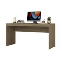 Ver imagem 4 de Escrivaninha Mesa Escritório Home Office 150cm Nogal Marrom