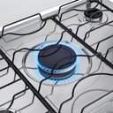 Ver imagem 5 de Fogão Atlas 5 Bocas com Mesa de Inox Mônaco Top Preto Bivolt