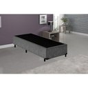 Ver imagem 3 de Base Box Solteirão AColchoes Suede Cinza 40x96x203