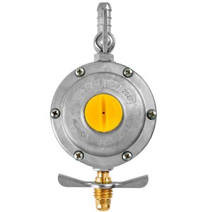 Regulador Registro de Gás de Cozinha Vazão 2kg/h + Mangueira 1,2m com Abraçadeiras | Aliança