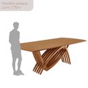 Ver imagem 6 de Conjunto de Mesa de Jantar Zurick Tampo Barril Laminado 240cm 8 Cadeiras Eloá Premium