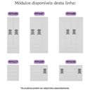 Ver imagem 7 de Berço Americano 3 em 1 com Cômoda 2 Portas 4 Gavetas Teddy Multimóveis Mp4727 Branco