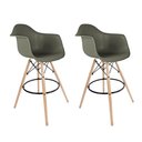 Ver imagem 1 de Kit 2 Banquetas Eames Empório Tiffany Cinza