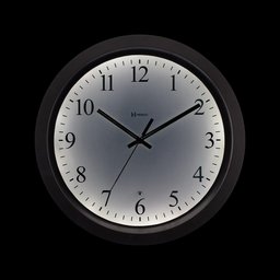 Relógio Parede Silencioso Herweg com Iluminação Noturna 6848 Preto - 3