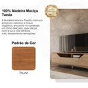 Ver imagem 7 de Rack para Tv 70 Pol Madeira Macica Taeda 2 Portas 182 Cm 3310u Tauari Festra