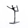 Escultura Decorativa em Metal Preto Equilíbrio 17x14 cm - D'Rossi - 3