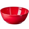 Saladeira Luna de Plástico 3,5L Travessa Pote de Salada Redonda OU Vermelho - 1