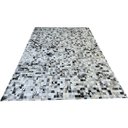 Ver imagem 1 de Tapete de couro preto branco salino 2,00x3,00 s/b peça 5x5cm