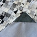 Ver imagem 3 de Tapete de couro preto branco salino 2,00x3,00 s/b peça 5x5cm