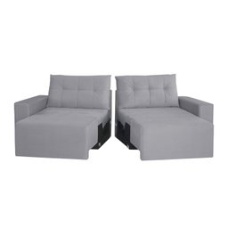 Sofá Retrátil 3 Lugares 200cm Astris  - 10