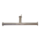 Ver imagem 2 de Porta Papel Higiênico de Parede Duplo para Banheiro 27cm Linha Tessália Inox Polido