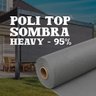 Politop Sombra 95% Heavy Cinza 6,00x50mts (venda por Metro) - 2