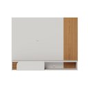 Ver imagem 6 de Painel Tv 55 Pol 136cm Bancada Suspensa Ripado Hanno Off White Matte/freijó C04 - D’Rossi