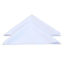 Ver imagem 1 de Kit 6 Pçs Guardanapo 6 Lugares Basic 35x35cm Liso Tecido Oxford: Branco