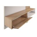 Ver imagem 5 de Mesa de Centro Jeri com Painel Suspenso para TV Tocantins 1.6 Off White Freijó - Colibri