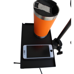 Bandeja Porta Copo, Celular Multiúso para Pedestal Saty Bsa-01 - 10