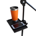 Ver imagem 1 de Bandeja Porta Copo, Celular Multiúso para Pedestal Saty Bsa-01