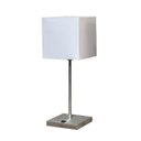Ver imagem 4 de Kit 2 Abajur Luminária de Mesa Clássico Quadrado com Interruptor Decoração Casa, Sala, Quarto