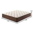 Ver imagem 4 de Colchão Queen 35x158x198cm Molas Superlastic Sensazione Ecoflex Marrom/Bege