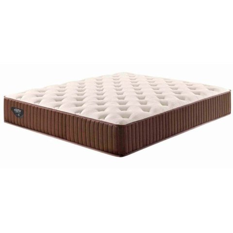 Colchão Super King Mola Superlastic 193x35x203cm Ecoflex Marrom/Bege