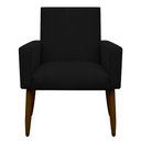 Ver imagem 2 de Kit 2 Poltronas Decorativa Nina Cadeira Escritório:preto