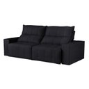 Ver imagem 4 de Sofá 3 Lugares 210cm Aramis Preto