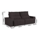 Ver imagem 3 de Sofá 3 Lugares 210cm Aramis 